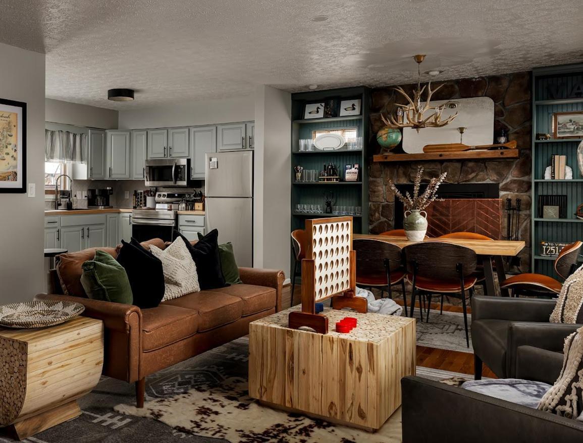 Shenandoah Dog Friendly Cabin With River Access, Hot Tub, Fire Pit, Bbq, Outdoor Dining Eksteriør billede